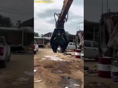 اثنين أسطوانة قوية قطعة الفولاذ الخردة آلة قشر hardox 450